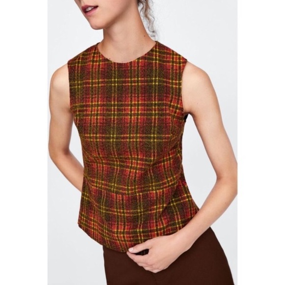 Zara plaid blouse - Picture 9 of 12
